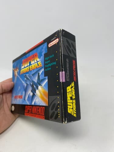 Super Strike Eagle (Super Nintendo Entertainment System, 1993) Cart & Inserts — photo 2