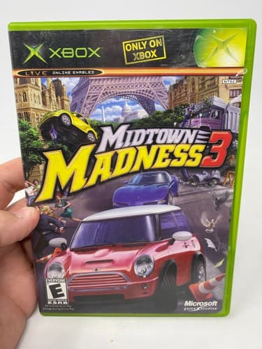 Midtown Madness 3 Microsoft Xbox Original 2003 Racing Game CIB Complete