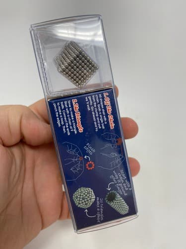 Magnetica Nickel Magnetic Ball Sphere Construction Set w/ Storage Case — photo 3