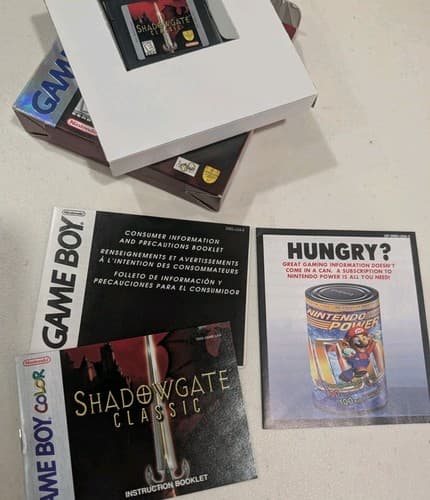 Shadowgate Classic (Nintendo Game Boy Color, 1999) Used with Box and Manual — photo 9
