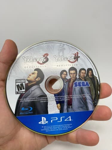 Yakuza Remastered Collection 3 4 5 (Sony PlayStation 4, 2020) Tested Discs Only — photo 6