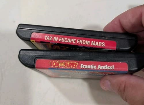 Lot Of 4 Sega Genesis Carts, Tested - Tom Jerry, Taz, Animaniacs, Bugs Bunny — photo 5