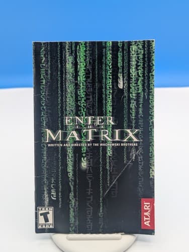 Enter the Matrix PS2 CIB Sony PlayStation 2 Complete with Manual / Black Label — photo 4