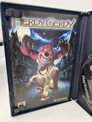 Herdy Gerdy PlayStation 2 PS2 Complete CIB Case Manual Disc Clean Eidos Core — photo 8