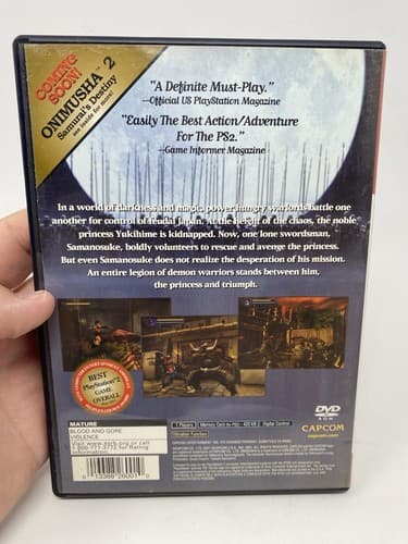 Playstation 2 Greatest Hits Onimusha: Warlords Action Adventure ps2 CIB Complete — photo 5