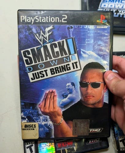 Lot Of 5 PS2 WWE Game Cases/Manuals, No Games — photo 8
