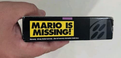 Mario Is Missing Super Nintendo SNES Complete in Box - Damaged Box, W/ Poster — photo 6