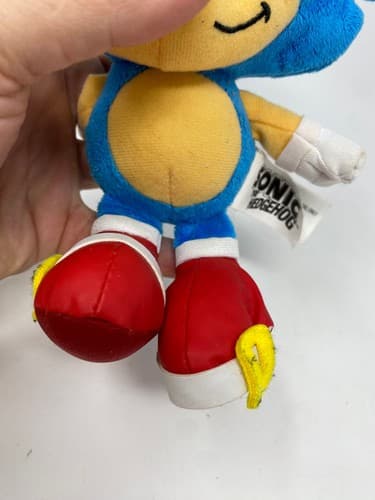 Classic Sonic the Hedgehog Plush Big Head Sitting Stuffed Toy Blue Sega — photo 2