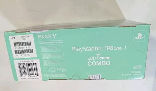 Sony PS One Combo SCPH-100 Console + SCPH-130 LCD Monitor Boxed Tested No Cords — photo 2