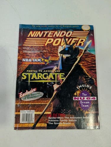 Nintendo Power Volume 71 (April, 1995) Stargate Cover w/Poster No cards