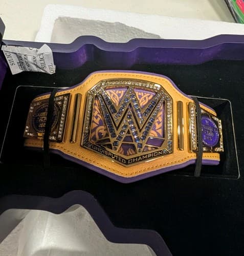 WWE Summerslam Minnesota Championship Mini Belt Rare /250 Limited Ed — photo 5