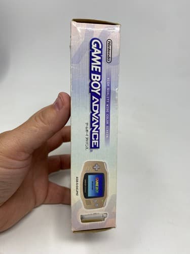 Nintendo Gameboy Advance console Gold Japan GBA w/box & Insert — photo 5