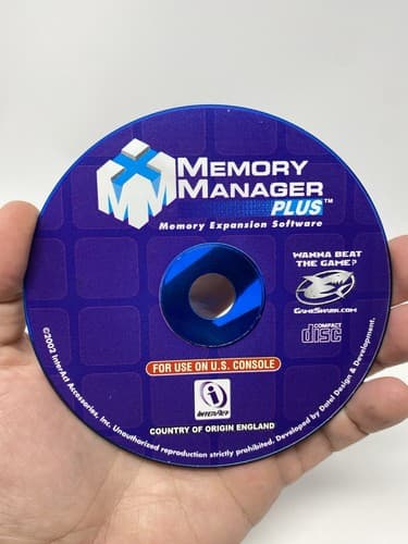 Memory Manager Plus (Gameshark) Disc Only For the GameCube