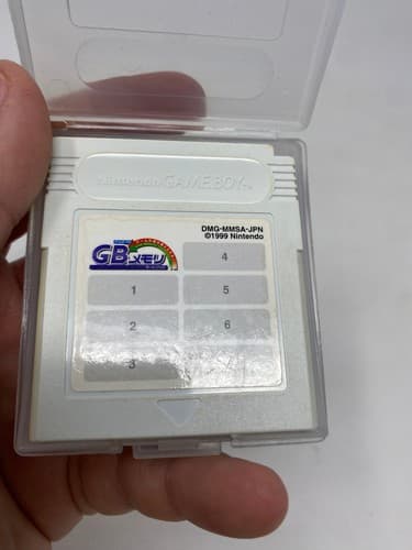 GB Memory Nintendo Gameboy Japan Game Boy Power Memory Flash Cartridge Tested — photo 4