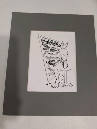 Grimtooth's Arena Concessions Liz Danforth Original Art 1982