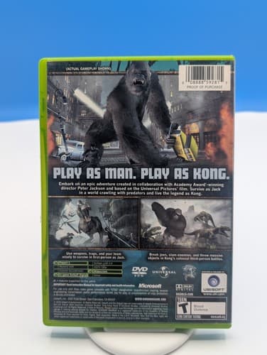 Peter Jackson's King Kong Official Game Original Xbox Complete CIB Tested — photo 2