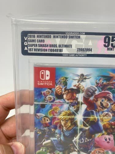 Super Smash Bros Ultimate Nintendo Switch Sealed New VGA 95 MINT Graded — photo 2