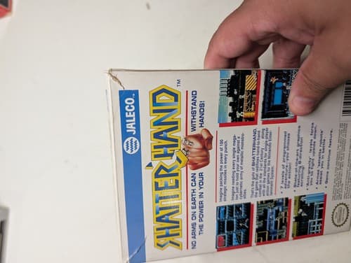 Shatterhand (Nintendo Entertainment System 1991) NES COMPLETE w Damaged Box — photo 6