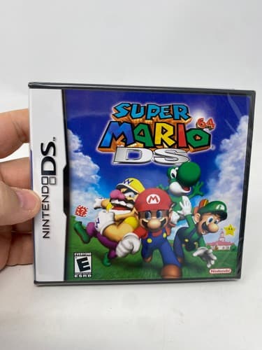 Super Mario 64 DS Nintendo DS NEW SEALED First Print Red Nintendo Logo USA
