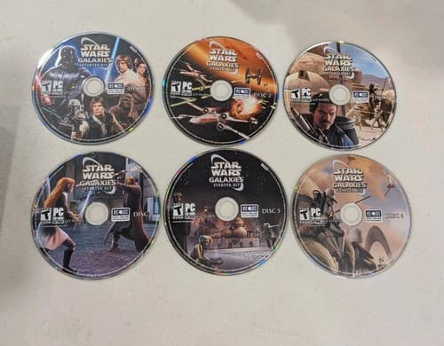 Star Wars Galaxies PC – Starter Kit, 6 Discs,.Good Shape, No Manual/Serial — photo 7