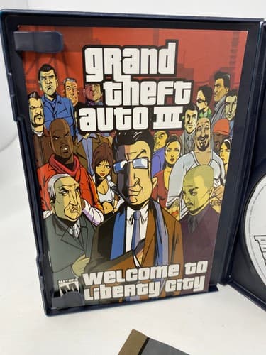 Grand Theft Auto III-GTA 3-Playstation 2-PS2-CIB w/Map & Manual-Tested — photo 8