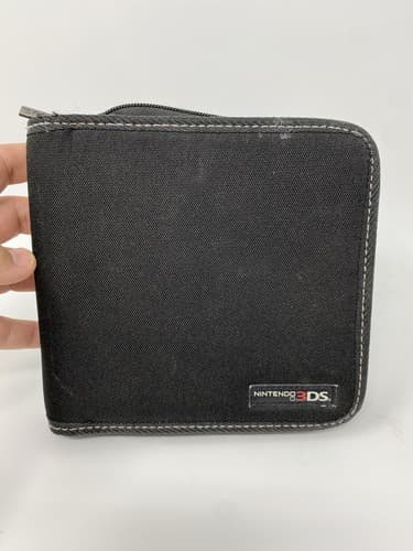 Nintendo Brand DS Lite Carrying Case Black System & Games Storage Case EUC