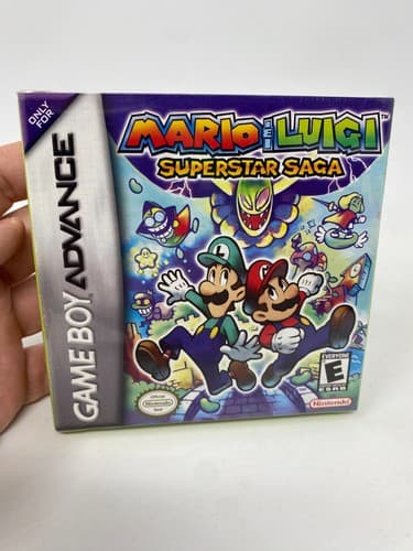 Mario & Luigi Superstar Saga Nintendo Game Boy Advance GBA New Factory Sealed