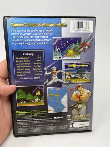 Capcom Classics Collection (Microsoft Xbox, 2005) CIB / Complete - Tested READ — photo 5