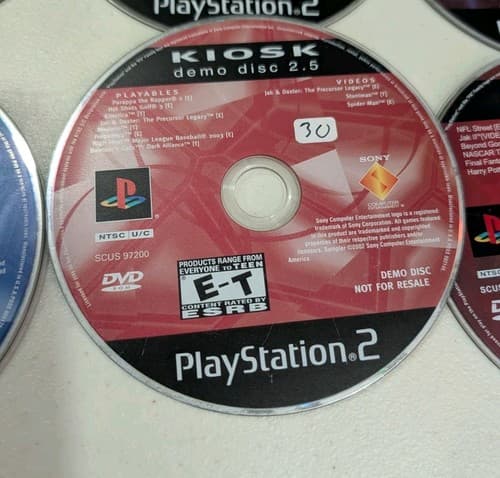 Lot of 5 Sony PlayStation 2 PS2.Kiosk & Merchandise Discs Rare — photo 5