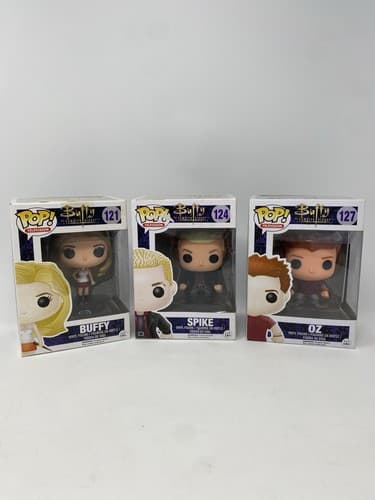 Funko Pop! Buffy the Vampire Slayer Spike #124 Buffy #121 Oz #127 Original New