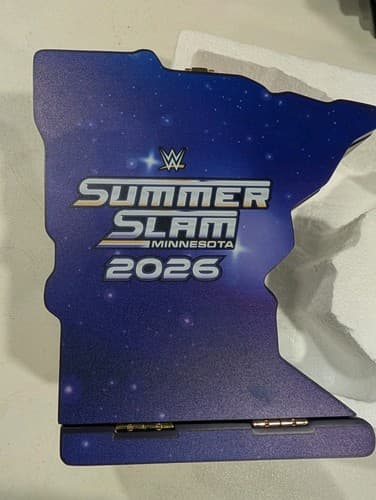 WWE Summerslam Minnesota Championship Mini Belt Rare /250 Limited Ed