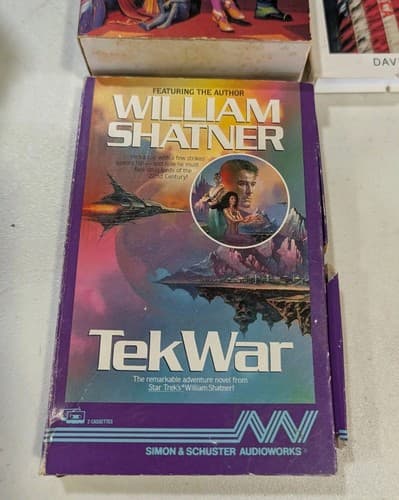 Lot of 6 Audio Cassette Books - Shatner, Burnett, McCaffrey & More — photo 7