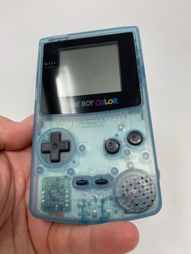 Nintendo Game Boy Color Lawson Aqua Blue Milky White Neotones Very Rare 100% OEM — photo 3