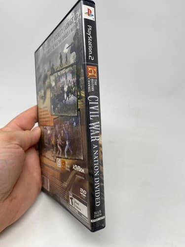 History Channel: Civil War A Nation Divided (PS2, 2006) Complete CIB Tested — photo 6