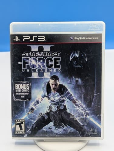 CIB ~ Star Wars II, The Force Unleashed For PS3, PlayStation 3 Game, Box, Manual