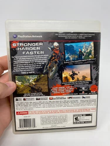 Nail'd Sony PlayStation 3 PS3 Racing ATV Dirt Bike Motorcycle Complete Manual — photo 5