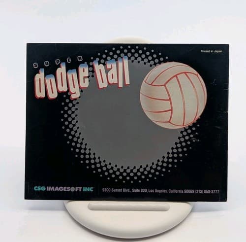 Super Dodge Ball (Nintendo NES, 1989) Authentic Cartridge & Box Manual, Tested — photo 6