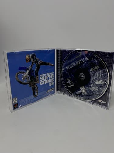 Forsaken PS1 Sony Acclaim Sci-Fi First Person Shooter Action Video Game CIB — photo 9