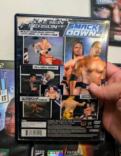 Lot Of 5 PS2 WWE Game Cases/Manuals, No Games — photo 6