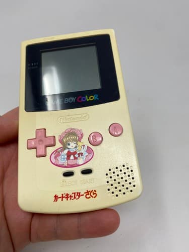 Nintendo Game Boy Color Cardcaptor Sakura CGB-001 CGB-CWP-JPN Loose Cream/Pink — photo 3