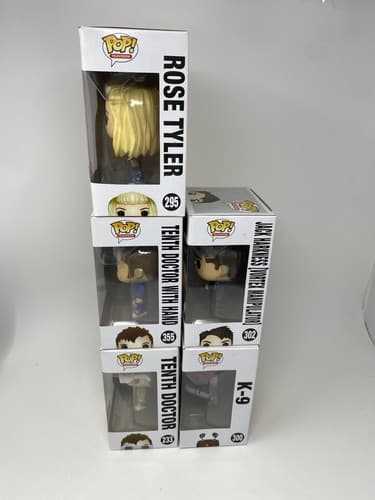 Lot of 5 Funko Pop Doctor Who Rose 295 Jack 302 K-9 300 Tenth 233 355 Exclusives — photo 6