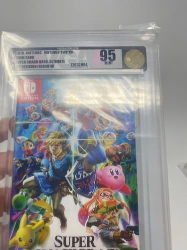 Super Smash Bros Ultimate Nintendo Switch Sealed New VGA 95 MINT Graded — photo 6