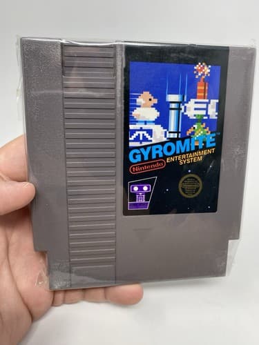 Gyromite 5-Screw w Famicom Adapter Nintendo Video Game Cartridge nes cart konami
