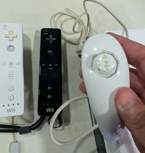 Nintendo Wii Console Systems - White & Black - Parts, Repair, AS-IS With Extras — photo 6