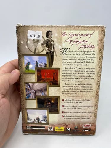 Zanzarah: The Hidden Portal (PC, 2002) NEW Big Box Release Sealed, Never Opened) — photo 6