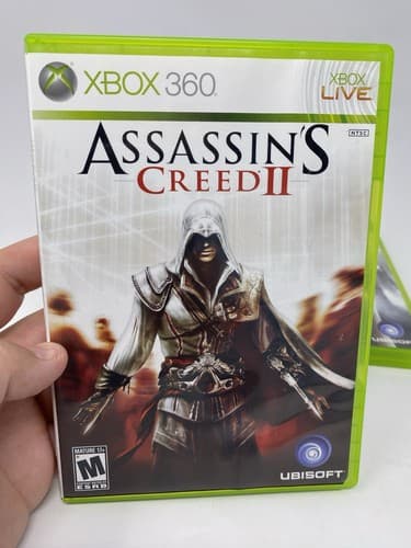 Xbox 360 Game Lot Of 2 Bundle Assassin's Creed 2 Brotherhood Cleaned & Tested — photo 2