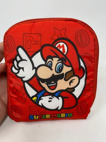 Nintendo Super Mario Pocketable Bag Japan Limited Edition 15 x 15 cm From Japan