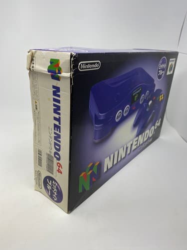 Nintendo 64 Midnight Blue Console TOYSRUS w/Original Box NUS-001 JPN w/ 2 Games — photo 6