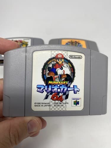 Lot of 3 Super Smash Bros Mario Party 3 Mario Kart Nintendo 64 N64 Japan Import — photo 2