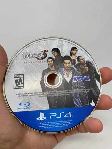 Yakuza Remastered Collection 3 4 5 (Sony PlayStation 4, 2020) Tested Discs Only — photo 2